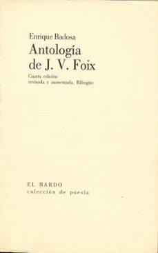 antologia de j.v. foix (4ª ed.) (ed. bilingue)-9788482550367