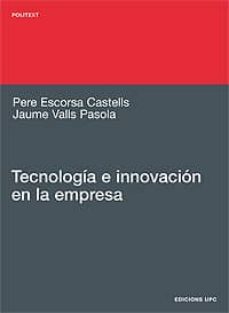 tecnologia e innovacion en la empresa-pere escorsa castells-9788483017067