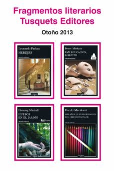 fragmentos literarios tusquets editores otoño 2013 (ebook)-9788483838167