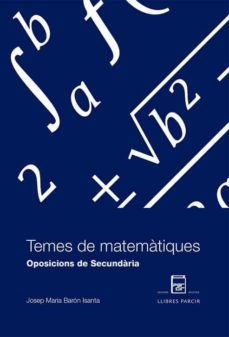 temes de matematiques-josep maria baron isanta-9788486538767