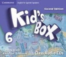 kid s box for spanish speakers level 6 class audio cds (4) 2nd edition-9788490367667