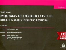 esquemas de derecho civil iii (2ª ed.): derechos reales, derecho registral-9788491194767