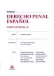 derecho penal español, parte especial (i)-9788498766967