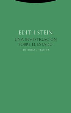 una investigacion sobre el estado-edith stein-9788498798067