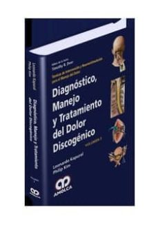 diagnostico, manejo y tratamiento del dolor discogenico vol. 3-leonardo kapural-9789588760667
