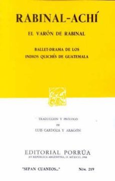 el varon de rabinal-rabinal achi-9789684322967
