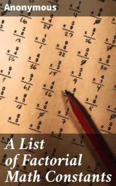a list of factorial math constants (ebook)-4064066106577