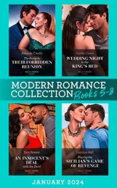 modern romance january 2024 books 5-8-amanda cinelli-caitlin crews-tara pammi-9780008938277