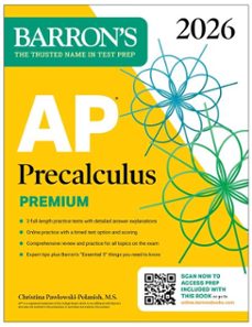 ap precalculus premium, 2026: prep book with 3 practice tests + comprehensive review + online practice (ebook)-christina pawlowski-polanish-9781506296777