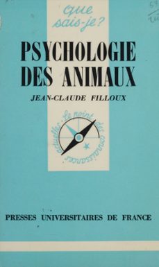 psychologie des animaux (ebook)-jean claude filloux-9782130777977