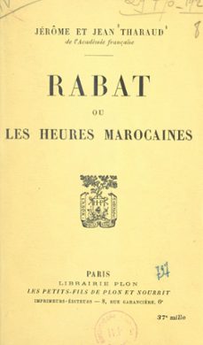 -jean tharaud-jerome tharaud-9782259272377