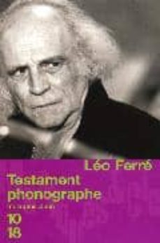 testament phonographe-leo ferre-9782264033277