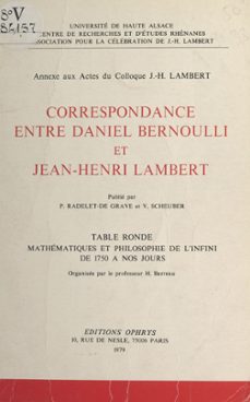 -daniel bernoulli-jean-henri lambert-9782307360377