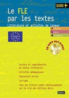 le fle par les textes : litterature et activites de langue, niveaux a2-b1-caroline bouchery-isabelle taillandier-9782701148977