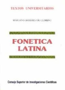 fonetica latina (8ªed.)-mariano bassols de climent-9788400072377