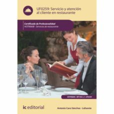 Imagen Principal de (I.B.D.) HOTR0608 SERVICIO Y ATENCIÓN AL CLIENTE EN RESTAURANTE. - SERVICIOS DE RESTAURANTE