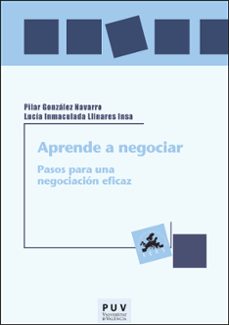 aprende a negociar-lucia inmaculada llinares insa-pilar gonzalez navarro-9788411183277