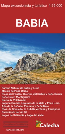 babia. mapa excursionista y turístico-alberto alvarez ruiz-9788412386677