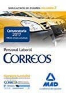 personal laboral de correos y telégrafos. simulacros de examen vo lumen 2-9788414205877