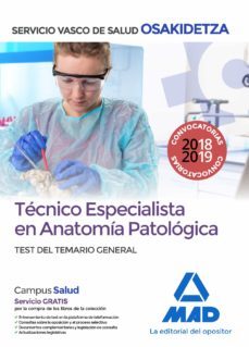 tecnico especialista en anatomia patologica del servicio vasco de salud-osakidet-9788414217177