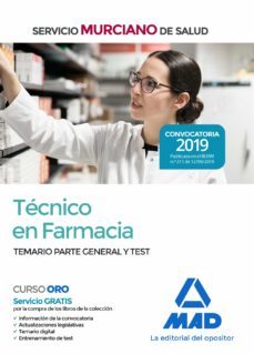 tecnico en farmacia del servicio murciano de salud temario parte general y test-9788414231777