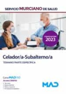 celador/subalterno del servicio murciano de salud. temario parte especifica-9788414264577