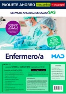 paquete ahorro test papel + test online enfermero/a servicio andaluz de salud (sas)-9788414267677
