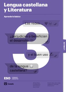 ab lengua castellana y literatura 3 eso. aprende lo basico lomloe proyecto codigo abierto-9788421882177