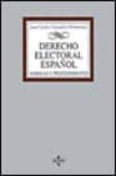 derecho electoral español: normas y procedimiento-9788430929177
