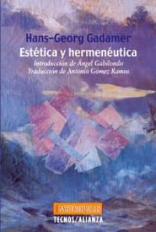 estetica y hermeneutica (3ª ed.)-hans georg gadamer-9788430943777