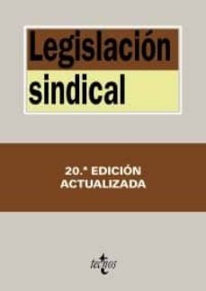 legislacion sindical (20ª edicion actualizacion)-9788430953677