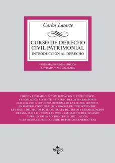 curso de derecho civil patrimonial (22ª ed.): introduccion al derecho-9788430969777