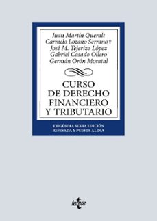 curso de derecho financiero y tributario (ebook)-juan martin queralt-carmelo lozano serrano-9788430993277