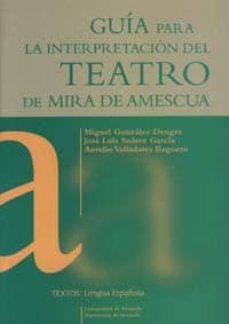 guia de la interpretacion del teatro de mira de amescua-miguel gonzalez dengra-9788433849977