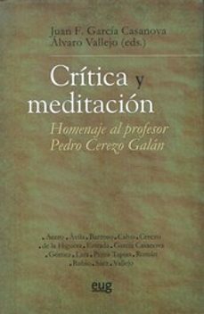 critica y meditacion-juan f. garcia casanova-9788433855077