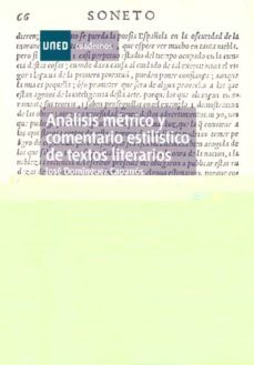 analisis metrico y comentario estilistico de textos literarios (35221cu01a01)-9788436245677
