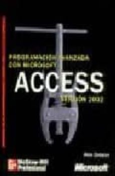 programacion avanzada con microsoft access, version 2002-9788448132477
