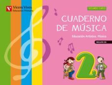 cuaderno de musica 2 + cd  2º primaria-9788468214177