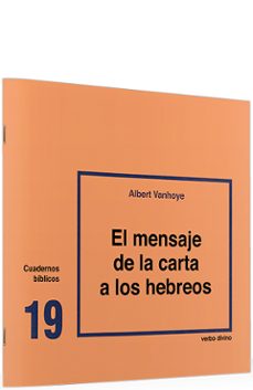 mensaje de la carta a los hebreos el-albert vanhoye-9788471512277