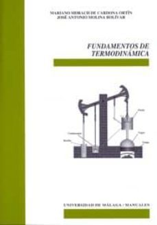 fundamentos de termodinamica-mariano sidrach de cardona ortin-jose antonio molina bolivar-9788474969177