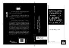 sociedades anonimas cotizadas y ofertas publicas de adquisicion-9788490200377