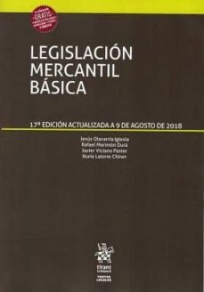 legislacion mercantil basica 17ª edicion 2018-jesus olavarria iglesia-9788491907077