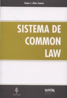 sistema de common law-tomas javier aliste santos-9788494168277