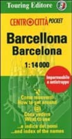 barcelona centrocitta plano callejero de bolsillo plastificado (1 :10000)-9788836556977