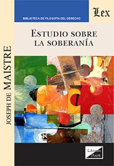estudio sobre la soberania-joseph de maistre-9789564072777