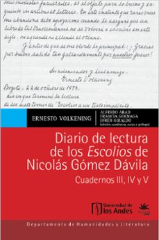 diario de lectura de los escolios de nicolas gomez davila (ebook)-ernesto volkening-alfredo abad-francia goenaga-9789587983777
