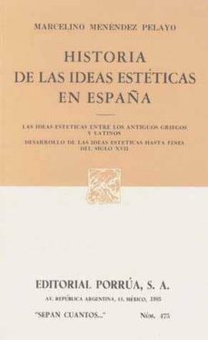 historia de las ideas esteticas en españa-9789684520677
