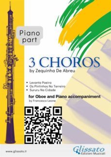piano accompaniment part: 3 choros by zequinha de abreu for oboe and piano (ebook)-9791221313277