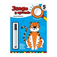 juego y aprendo 5 años - con lupa y rotulador borrable-9791387627577