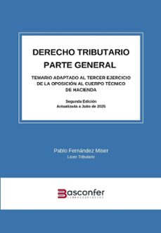 derecho tributario. parte general.-pablo ignacio fernandez miser-9791399004977